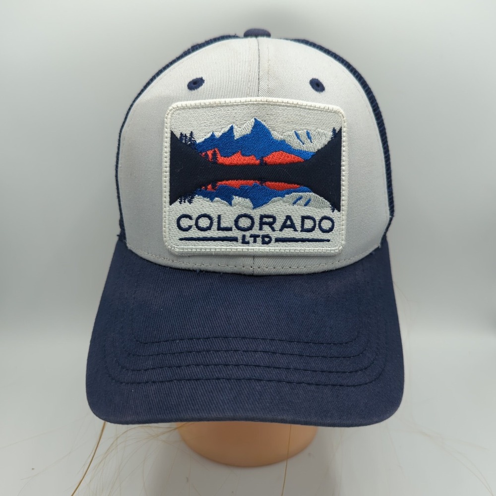 Colorado LTD Denver Limited Mountain Skyline Hat Cap SnapBack Mesh Trucker Style